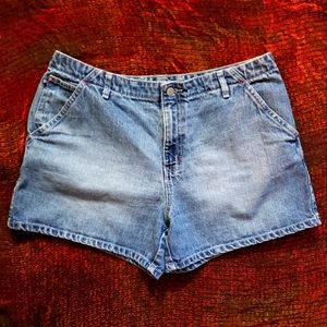 Ralph Lauren Women's Blue Denim Wash Shorts, Size:14.